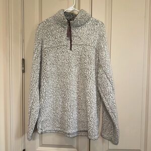 Gray Quarter-Zip Men's Sweater